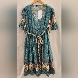 BloomChic Blue Floral Dress